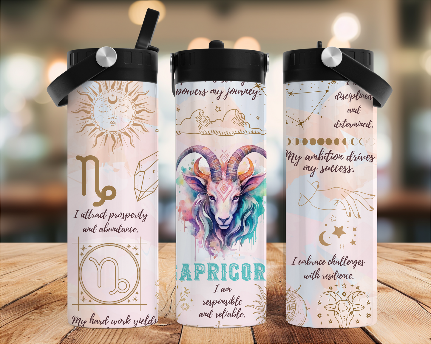 Horoscope (Capricorn) Stainless Steel Tumbler (Adult)