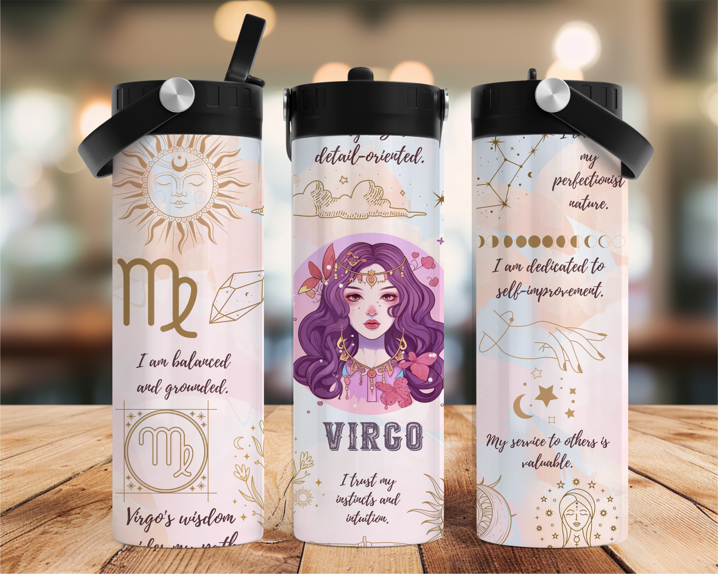Horoscope (Virgo) Steel Tumbler (Adult)