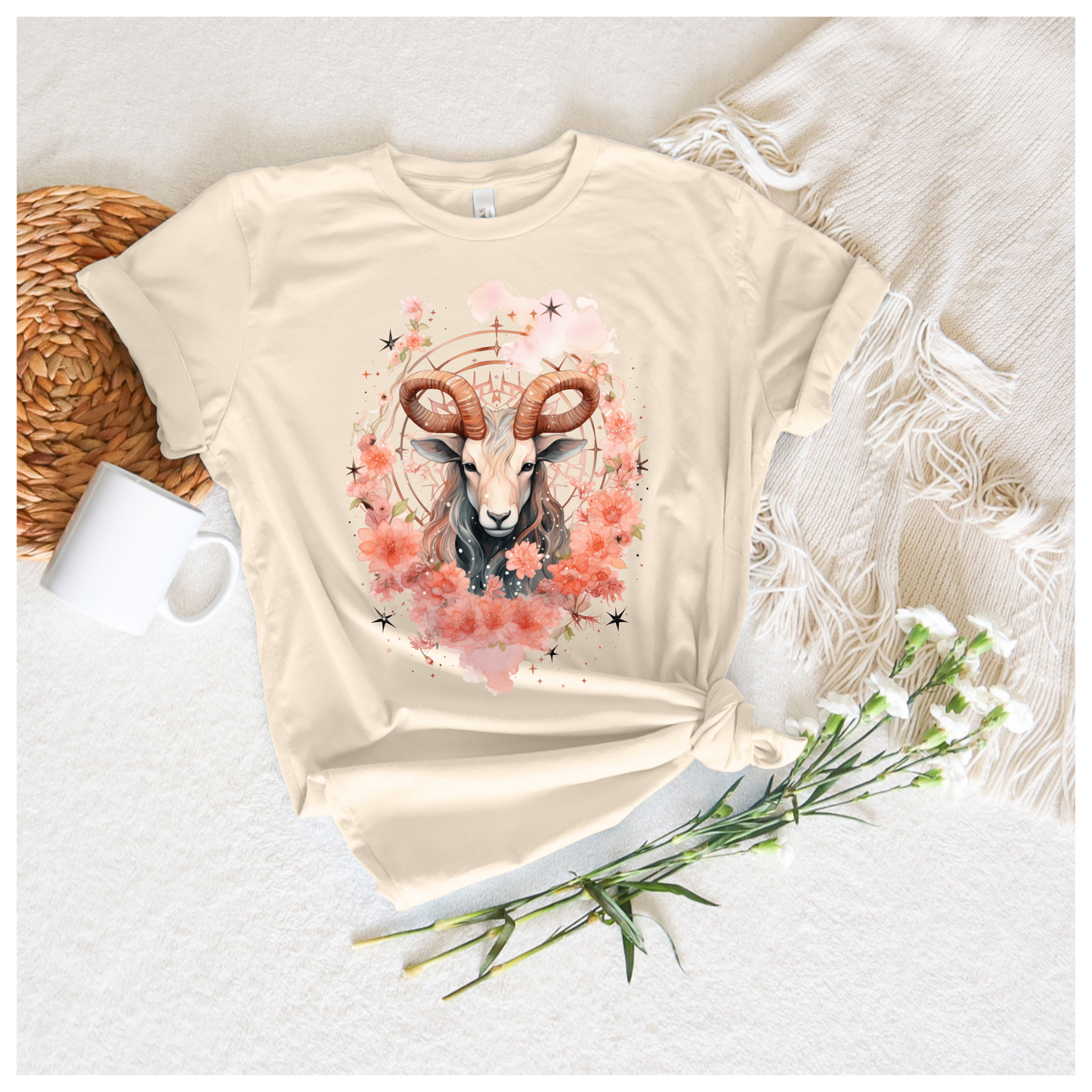 Capricorn T-Shirt (Soft Cream)