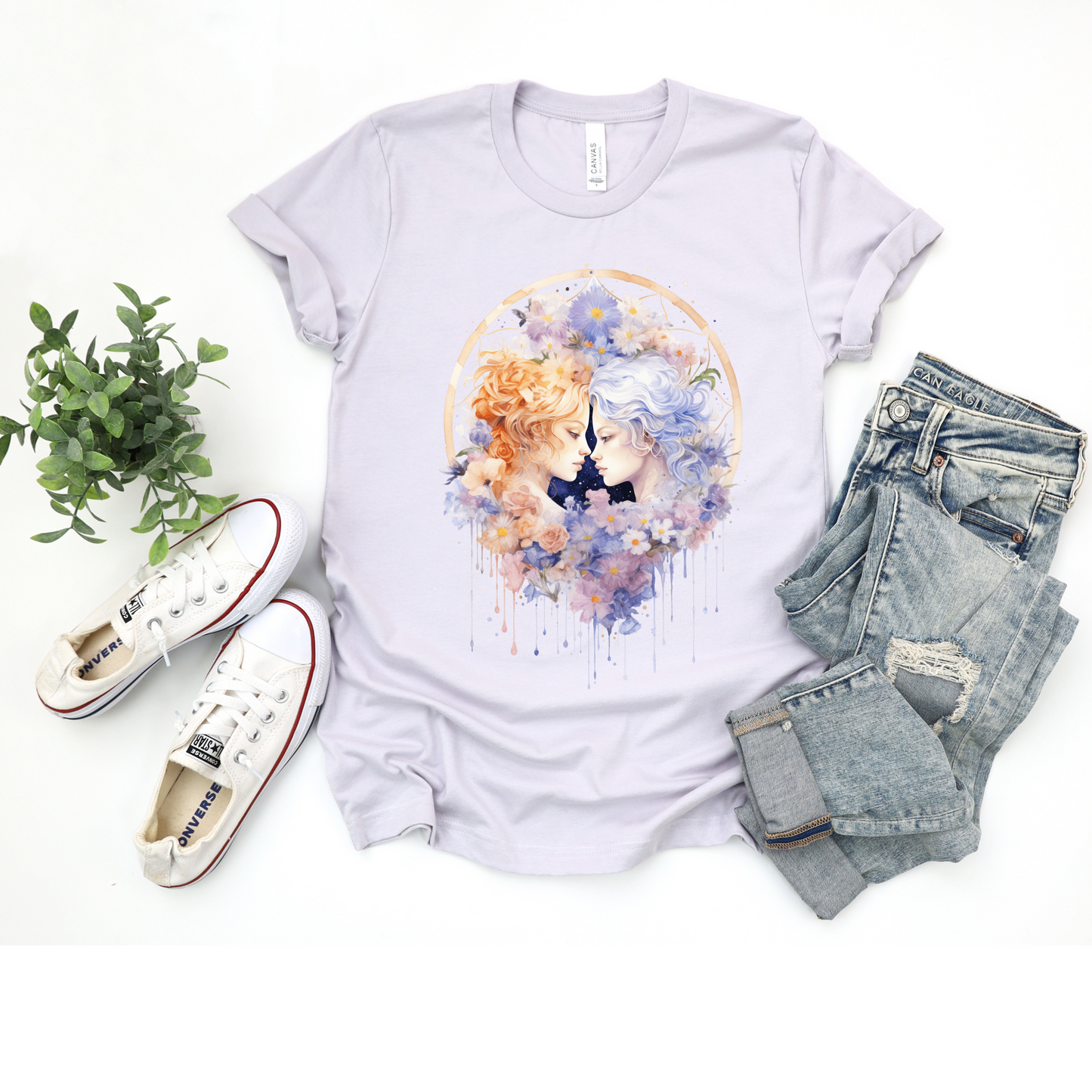 Gemini T-Shirt (Lavender Dust)