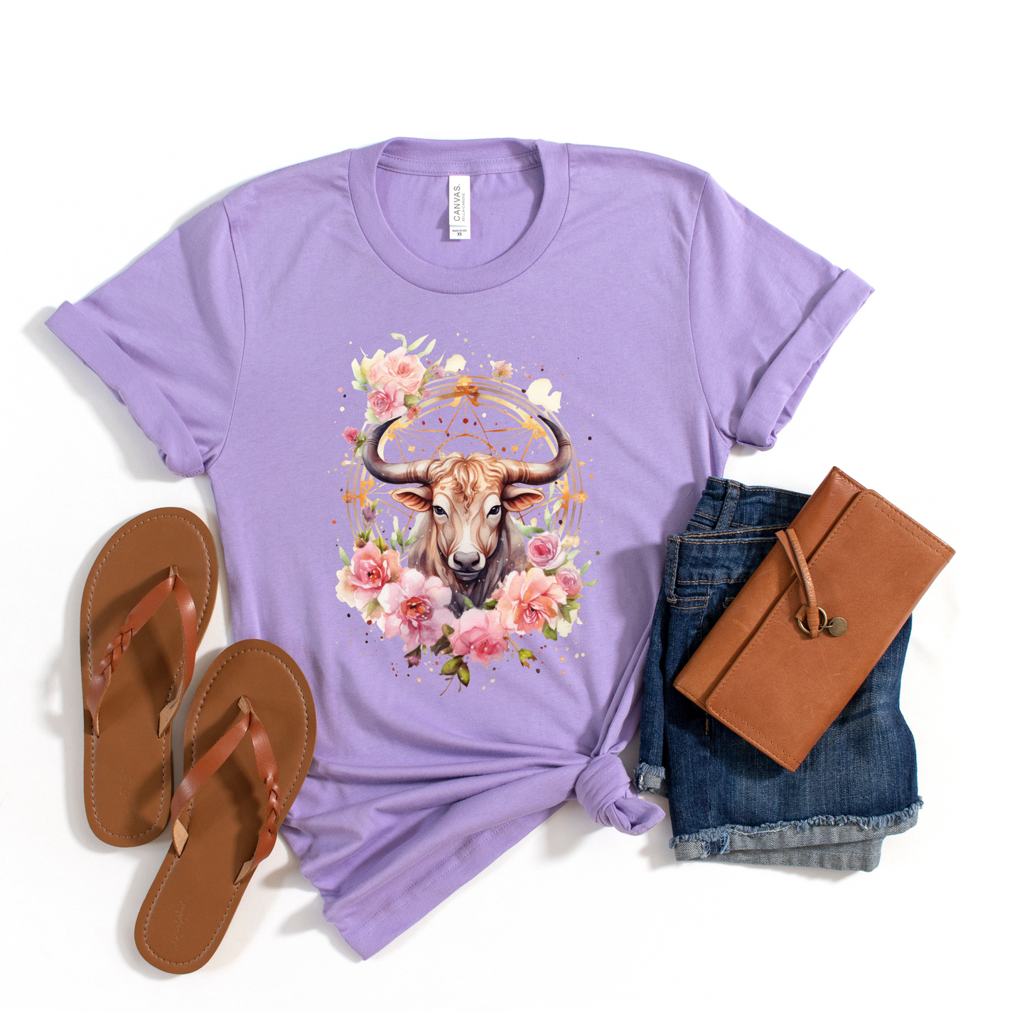 Taurus T-Shirt (Dark Lavender)