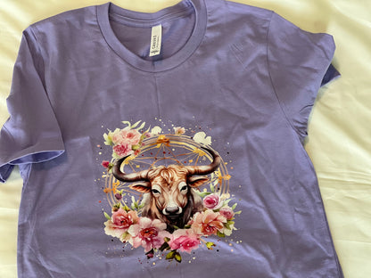 Taurus T-Shirt (Dark Lavender)