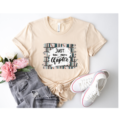 Just One More Chapter T-Shirt (Soft Cream)