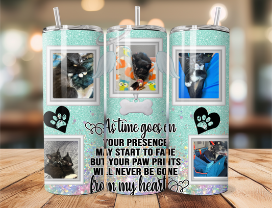 As Time Goes...... On Stainless Steel Tumbler (Customizable)
