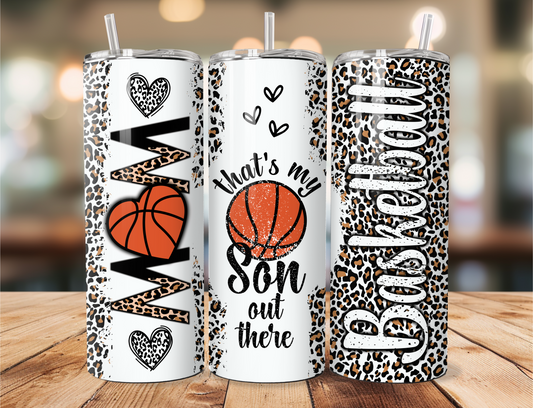 Basketball Mom Stainless Steel Tumbler