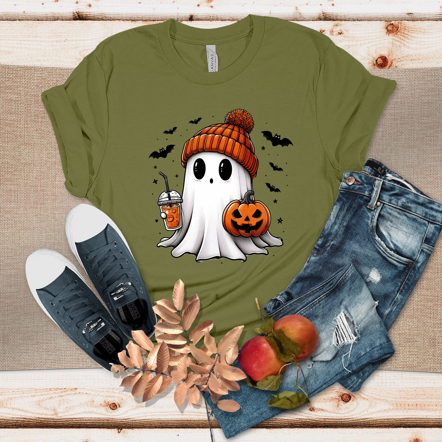 Spooky T-Shirt (Olive)