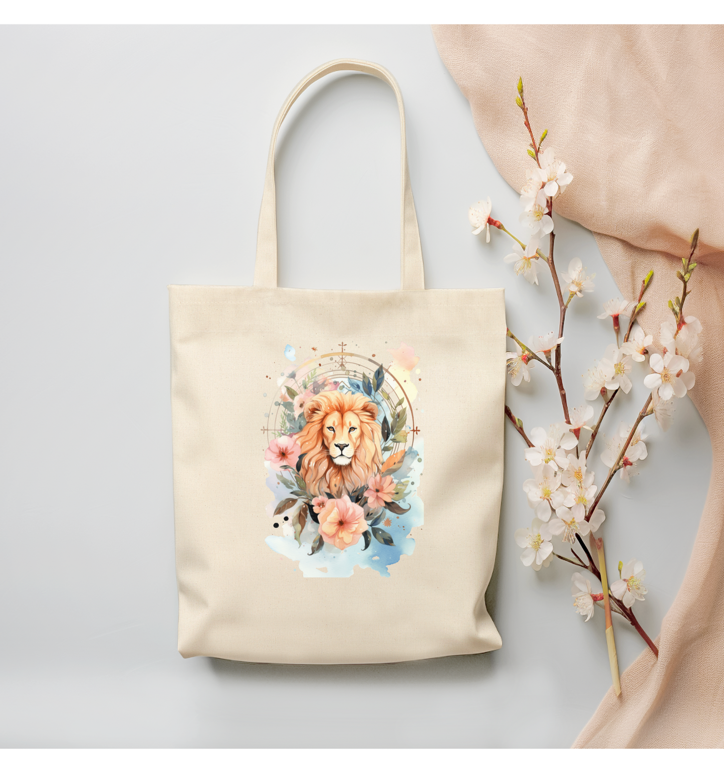 Leo Canvas Tote Bag