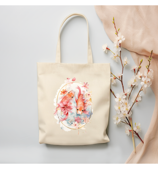 Pisces Canvas Tote Bag