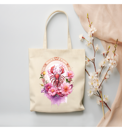 Scorpio Canvas Tote Bag