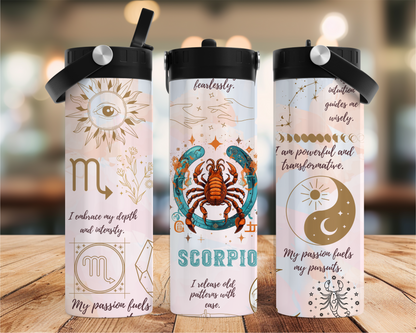 Horoscope (Scorpio) Stainless Steel Tumbler (Adult)