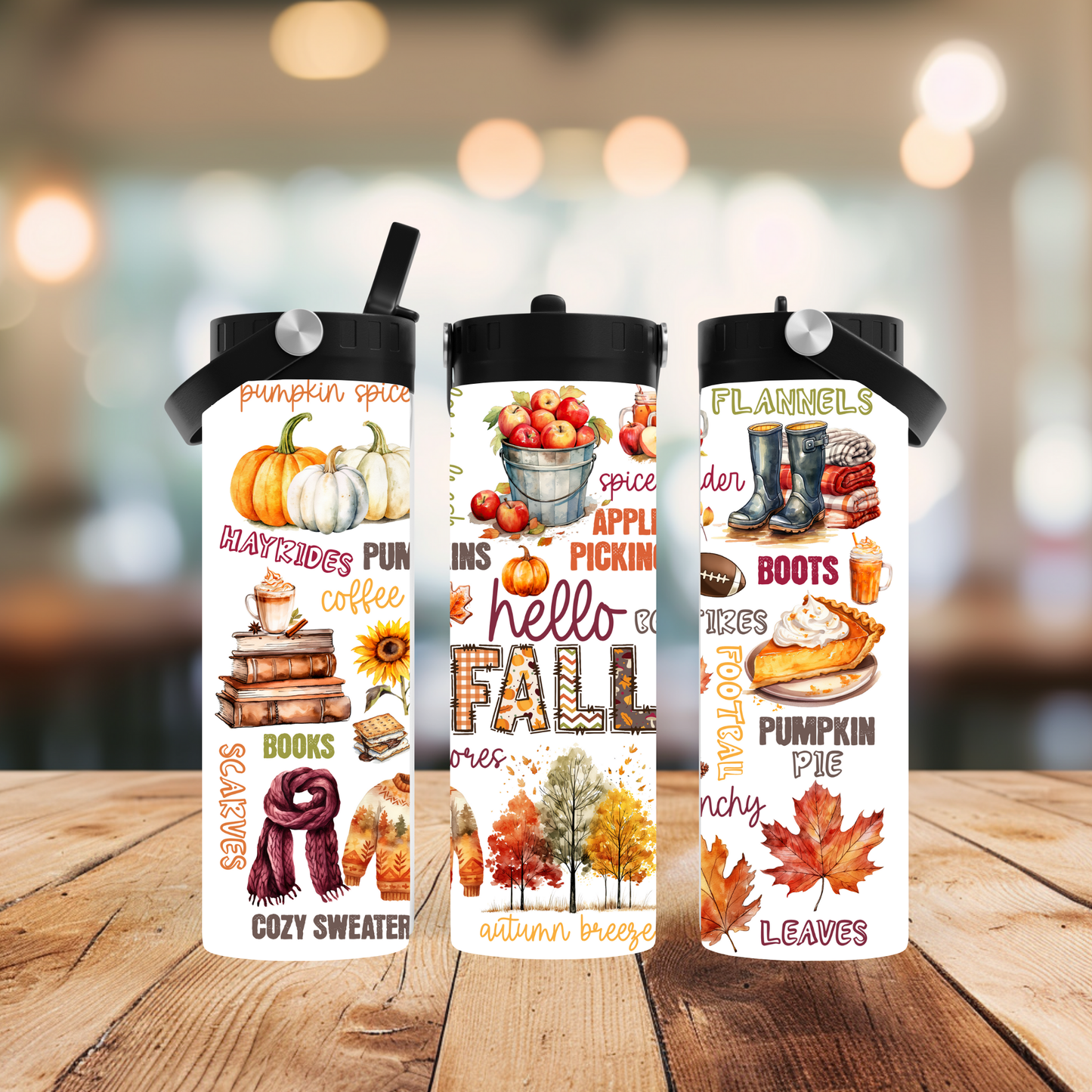 Fall Favorites Stainless Steel Tumbler